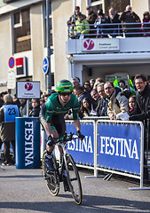 Image showing The Cyclist Pichot Alexandre- Paris Nice 2013 Prologue in Houill