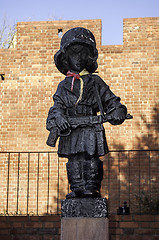 Image showing Monument of the little insurgent.