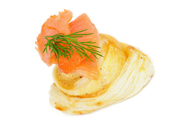 Image showing Salmon Snack