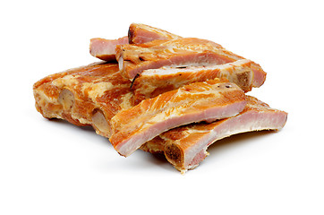 Image showing Smoked Pork Ribs