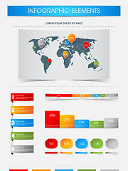 Image showing  Infographics elements 