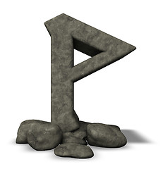 Image showing stone rune