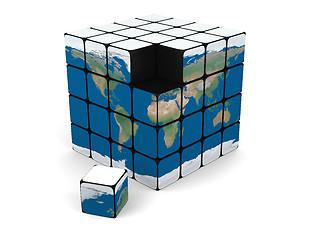 Image showing World cube