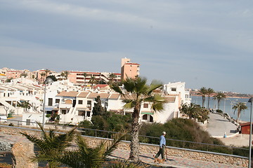 Image showing View above urbanization in Spain