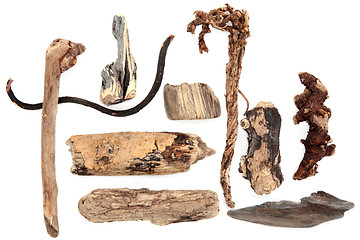 Image showing Driftwood Abstract