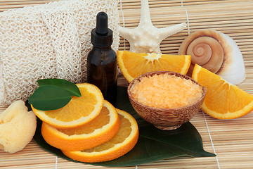 Image showing Orange Fruit Spa