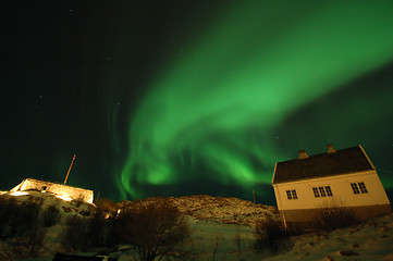 Image showing Aurora and Fortress