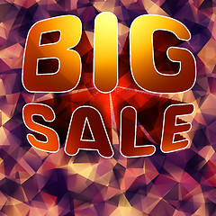 Image showing Modern background for futuristic Big sale. EPS 10