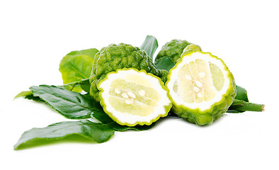Image showing Fresh green lime. Kafir