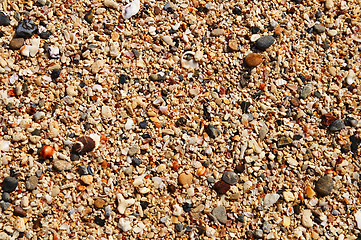 Image showing Pebble. shingle. Natural texture