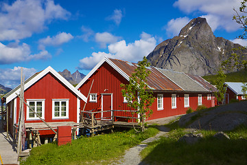 Image showing Fishing huts