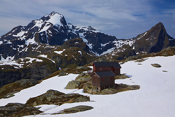 Image showing Mountain hut in Norway