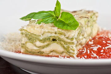 Image showing lasagna