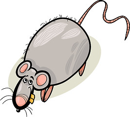 Image showing rat cartoon character illustration