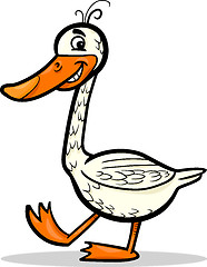 Image showing goose farm bird cartoon illustration