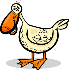 Image showing duck farm bird cartoon illustration