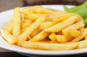 Image showing Golden potatoes fries