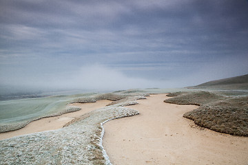 Image showing On the golf gourse in the morning