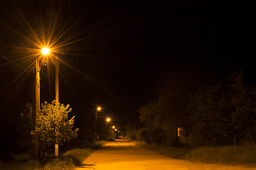Image showing Night road