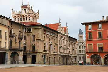 Image showing Plaza Mayor in Vic, Catalonia