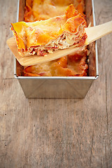 Image showing vegetarian lasagna