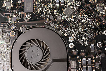 Image showing Cooling system of a circuit board