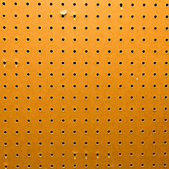 Image showing Peg board texture closeup