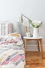 Image showing Fresh and bright bedroom decor