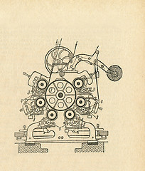 Image showing Old Apparatus Diagram