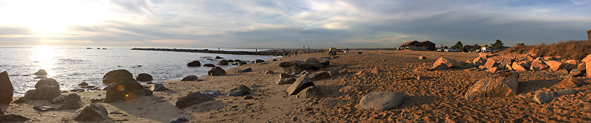 Image showing Hammonasset Beach Panorama