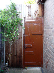 Image showing Locked backdoor