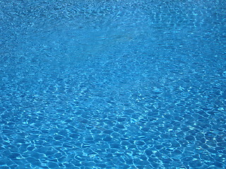 Image showing Clear blue water