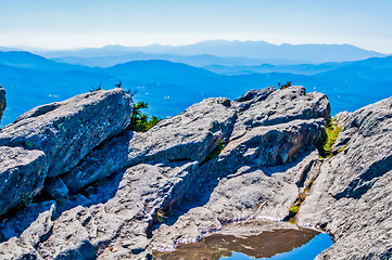 Image showing Blue Ridge Parkway Scenic Mountains Overlook