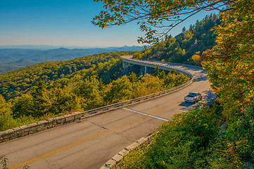Image showing Blue Ridge Parkway Scenic Mountains Overlook