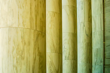 Image showing ionic architectural columns details
