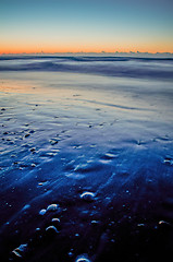 Image showing early morning on a sea coast