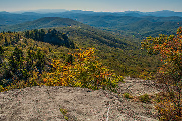 Image showing Blue Ridge Parkway Scenic Mountains Overlook