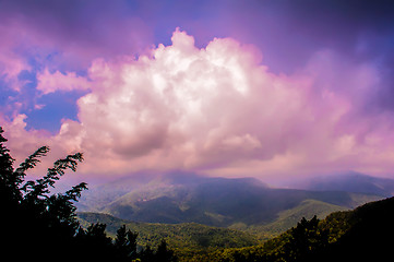 Image showing Blue Ridge Parkway Scenic Mountains Overlook