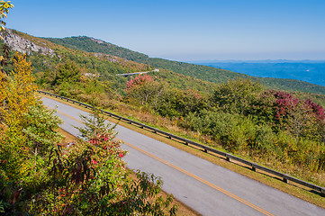 Image showing Blue Ridge Parkway Scenic Mountains Overlook