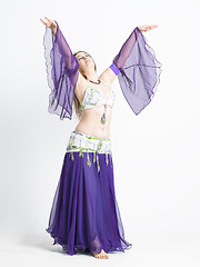 Image showing belly dancer woman