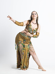 Image showing belly dancer woman