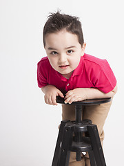 Image showing young boy playing