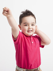 Image showing young boy playing