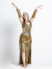 Image showing belly dancer woman