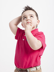 Image showing young boy playing