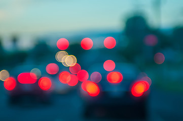 Image showing traffic light out of focus