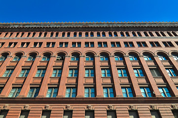 Image showing big red brick building