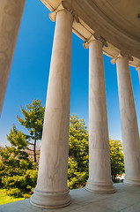 Image showing ionic architectural columns details