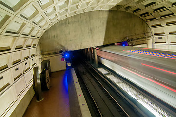 Image showing Washington DC Metro Tunnel