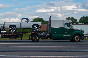 Image showing truck with huge rims